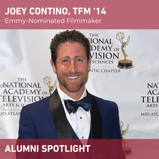 Featured Image for Alum Spotlight: Emmy Nominee Joey Contino ('14) 