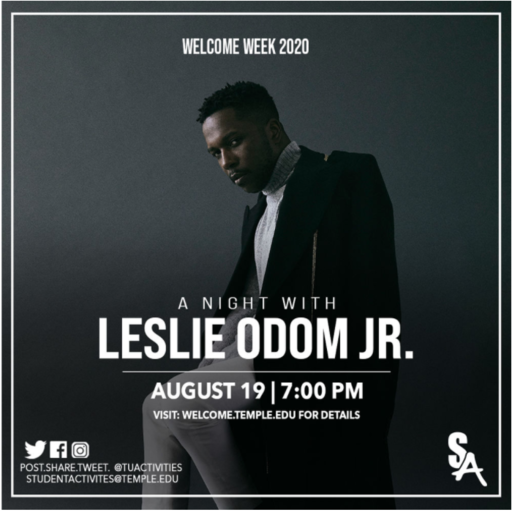 Featured Image for Welcome Week Speaker: A Night with Leslie Odom, Jr!