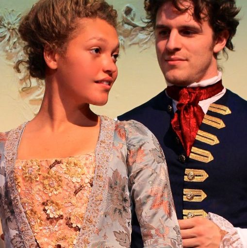 Julia Hopkins & Ken Sandberg in SHE STOOPS TO CONQUER